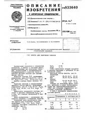 Фритта для получения глазури (патент 833640)