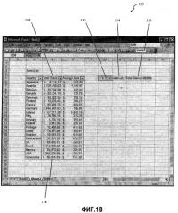 Проектирование функций электронных таблиц для работы с таблицами данных (патент 2383923)