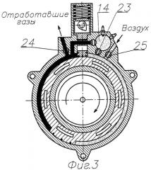 Роторно-поршневой двигатель внутреннего сгорания (патент 2360135)