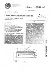 Устройство для реабилитации позвоночника (патент 1644958)