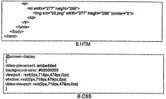 Носитель информации, включающий в себя размеченный документ и аудио-видеоданные, способ записи, способ воспроизведения и устройство воспроизведения (патент 2276811)