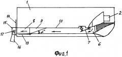 Амфибийное судно на сжатом пневмопотоке (патент 2552581)