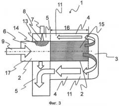 Компактный узел очистки отработанного газа с добавкой реагента (патент 2546341)