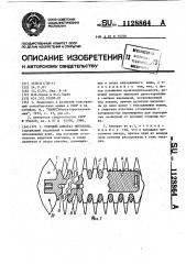 Режущий аппарат мотокосы (патент 1128864)