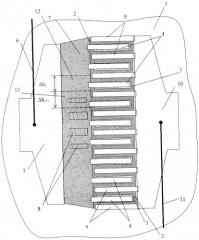 Мощная свч транзисторная структура (патент 2253923)