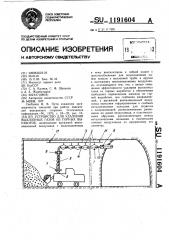 Устройство для удаления выхлопных газов из горных выработок (патент 1191604)