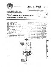 Привод рабочего органа машин (патент 1437601)