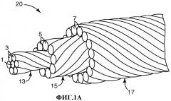 Многожильный скрученный кабель, способ его изготовления и его применение (патент 2447526)