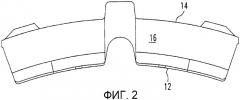 Железнодорожная тормозная колодка с усиленной боковиной (патент 2397091)