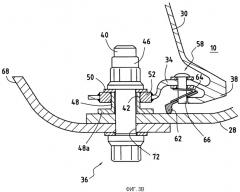 Сборка кольцевой камеры сгорания турбомашины (патент 2400674)