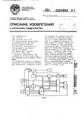 Система для программного управления (патент 1251033)