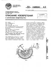 Расходомер для измерения расхода жидких и газообразных веществ (патент 1509341)