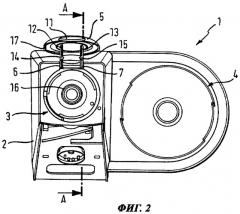 Кухонный комбайн с поворотной крышкой для закрывания участка сочленения (патент 2452360)