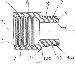 Резьбовой соединительный элемент и защитная оболочка для него (патент 2358180)