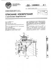 Устройство для пайки заготовок дисковых пил с режущими пластинами с нагревом паяемых элементов методом сопротивления (патент 1440651)