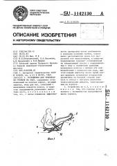 Устройство для тренировки гребцов на льду (патент 1142130)