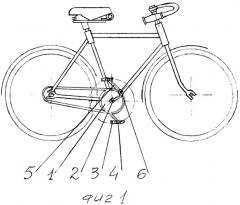 Велосипед с эксцентриковым приводом (патент 2420423)
