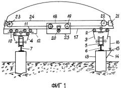 Шасси на рельсах (патент 2262824)