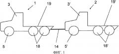 Составное транспортное средство для перевозки тяжеловесных грузов (патент 2565151)