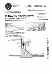 Водосброс (патент 1006586)