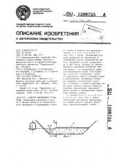 Способ перекрытия русла реки (патент 1209755)