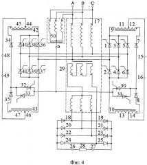 Преобразователь трехфазного переменного напряжения (патент 2389126)