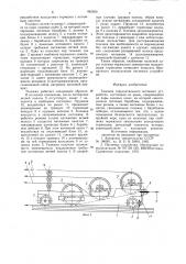 Тележка горизонтального петлевогоустройства (патент 845920)