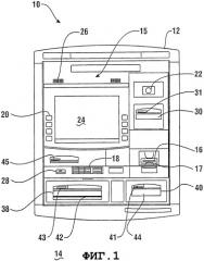 Банкомат для выдачи денег с устройствами освещения пользовательского интерфейса (патент 2304308)