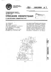 Многоканальный электрогидравлический следящий привод (патент 1642099)