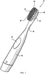 Электрическая зубная щетка с гибким приводным валом (патент 2373895)