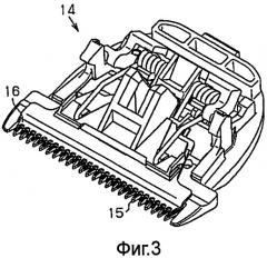 Устройство лезвия машинки для стрижки волос и электрическая машинка для стрижки волос (патент 2402417)
