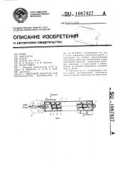Винтовой питатель для плохосыпучих материалов (патент 1087427)