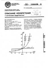 Способ регулирования процесса электроэрозиозной обработки (патент 1046056)
