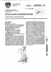 Устройство для высева сыпучих материалов (патент 1687062)