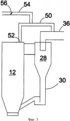 Перепускной трубопровод циклона для реактора с циркулирующим псевдоожиженным слоем (патент 2343348)
