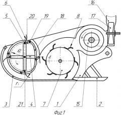 Жатка для очёса зерновых культур на корню (патент 2569957)
