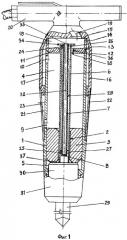 Пневматический молоток с дроссельным воздухораспределением (патент 2380214)