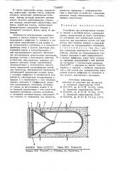 Устройство для регулирования газового обмена в литейной форме (патент 733857)