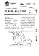 Секция механизированной крепи (патент 1265363)