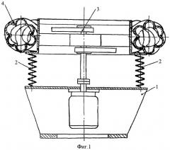 Виброустановка с тороидальной рабочей камерой (патент 2465119)