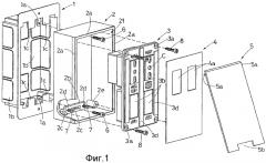 Устанавливаемое заподлицо в стену опорное устройство для электрических или электронных элементов (патент 2357340)