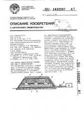 Способ защиты штабеля сульфидной руды от самовозгорания (патент 1432247)