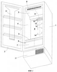 Холодильный аппарат с охлаждением циркулирующего воздуха (патент 2400680)