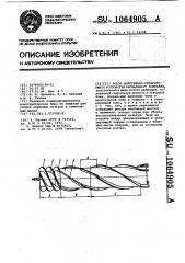 Ротор молотильно-сепарирующего устройства аксиального комбайна (патент 1064905)