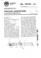 Устройство для загрузки и выгрузки изделий (патент 1283184)