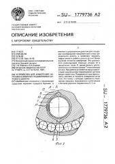 Устройство для измерения нагрузки в опорных подшипниках бурового долота (патент 1779736)
