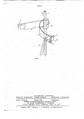 Устройство для отделения стеклянных трубчатых заготовок (патент 715516)