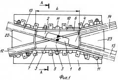 Острая крестовина для рельсовых пересечений (патент 2455411)