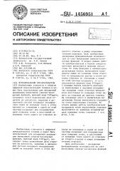Функциональный преобразователь (патент 1456951)