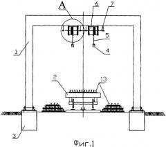 Устройство для удержания рельсовых плетей при их погрузке и выгрузке (патент 2338824)